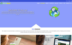 Eco Art 2 Drip Joomla 3 & 4 website template
