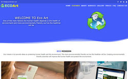 Eco Art 8 Waves-animated - Joomla 3 & 4 website template