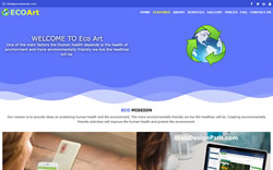 Eco Art 6 V-slope - Joomla 3 & 4 website template